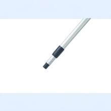 厂家供应两节伸缩喷塑铁杆25MM22MM美式螺纹头