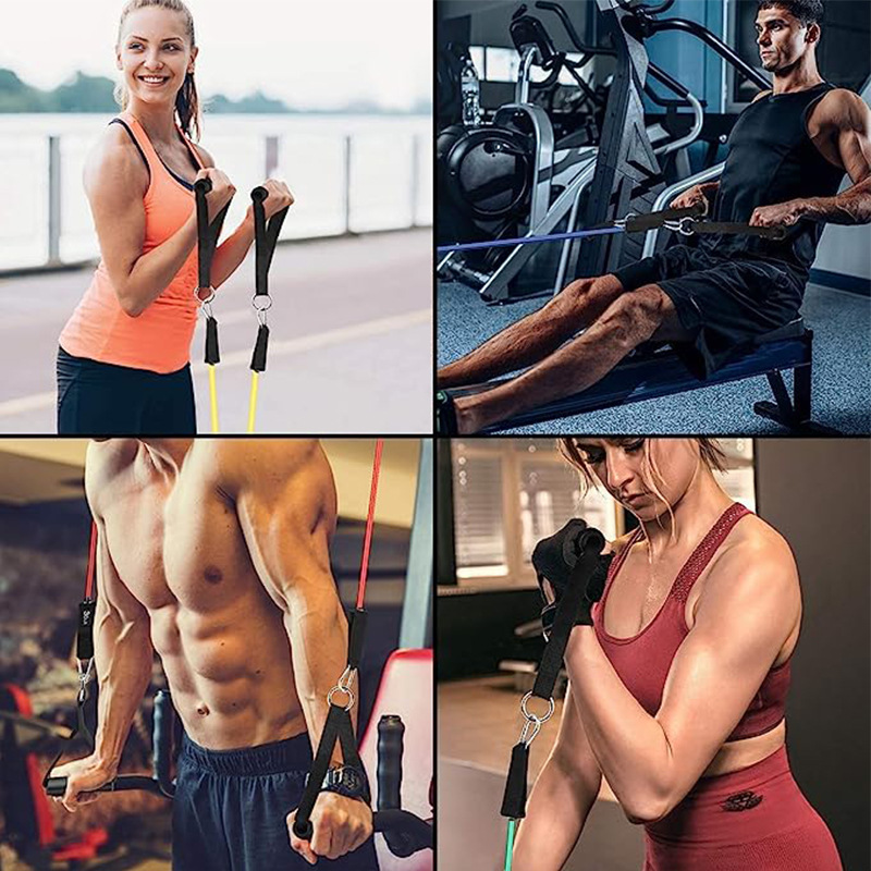 Cross-border dedicado 11 piezas de entrenamiento integral cuerda de tracción 150 libras deportes fitness pecho expansor tire cinturón