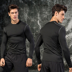 Men's Training Compression Long-Sleeve PRO Fitness Top, Dropshipping One Piece Sports Wear - Item 1019