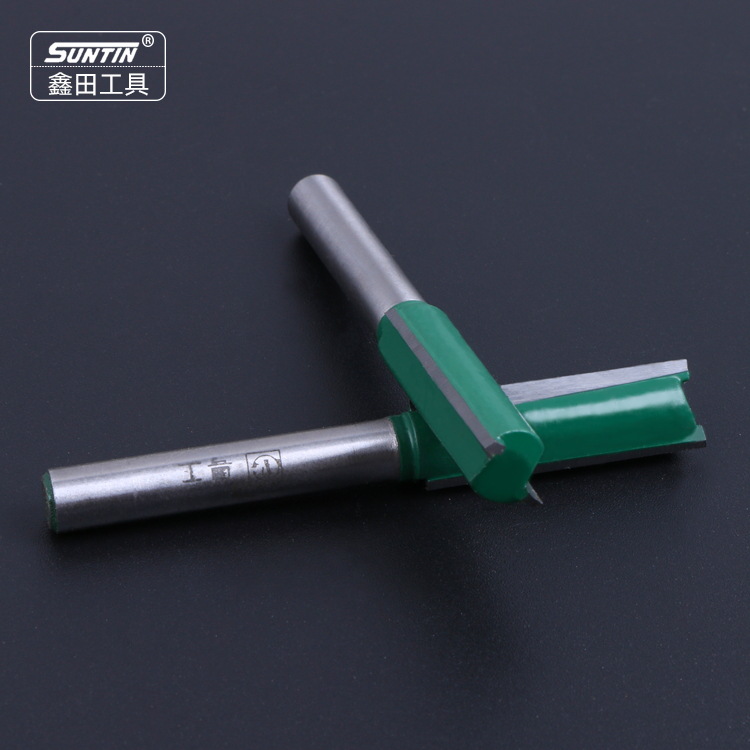 Xintian Yuegong Straight Blade Non-Bearing Guided Trimming V-Shaped Knife Professional Woodworking Router Electric Tool