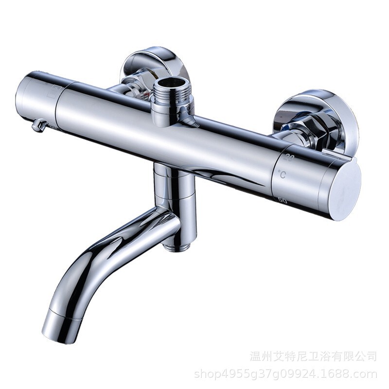 All-Copper Black Silver Thermostatic Faucet Shower Faucet Household Faucet Electric Water Heater Thermostatic Valve Mixing Valve All-Copper Black Silver Thermostatic Faucet Shower Faucet Household Faucet Electric Water Heater Thermostatic Valve Mixing Valve
