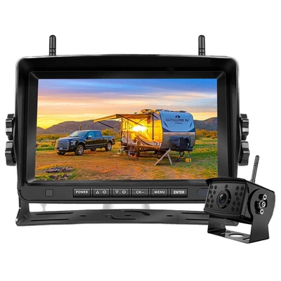 Universal car 7-inch digital wireless monitoring display HD 1080P RV bus drag camera rear view (Car display) - dvr-wireless-digital-7inch-single-camera