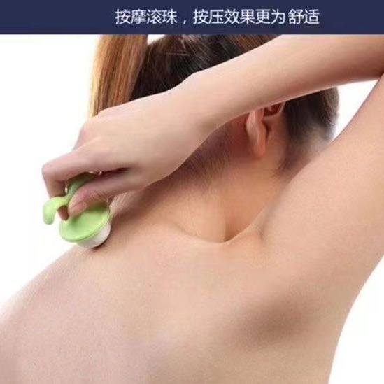 Masajeador de bolas Masajeador de una sola planta de Tonglinfática Masajeador de plántulas de flores lindo Masajeador de hielo de ojos en maceta