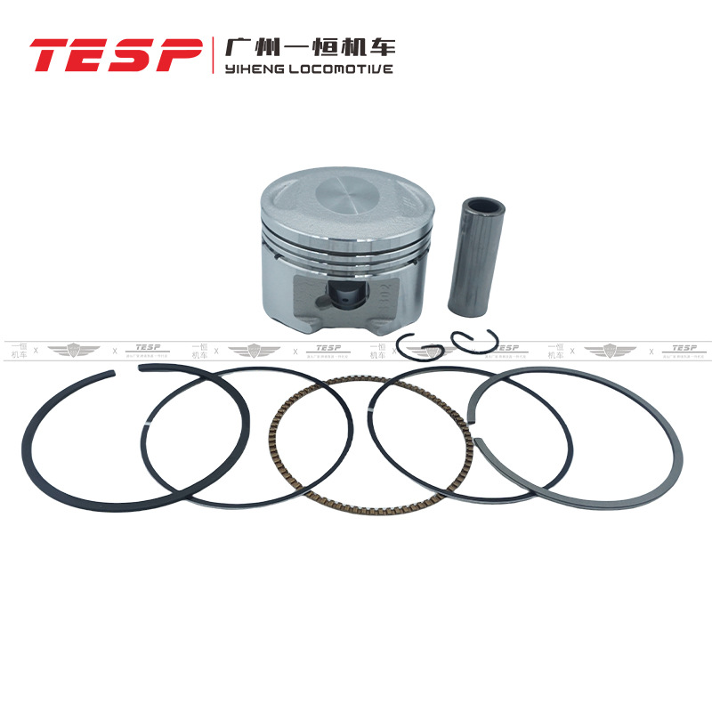 Hj125-8 56.5mm Is Suitable for Haojue Motorcycle Piston Piston Ring Assembly Cylinder Engine Parts