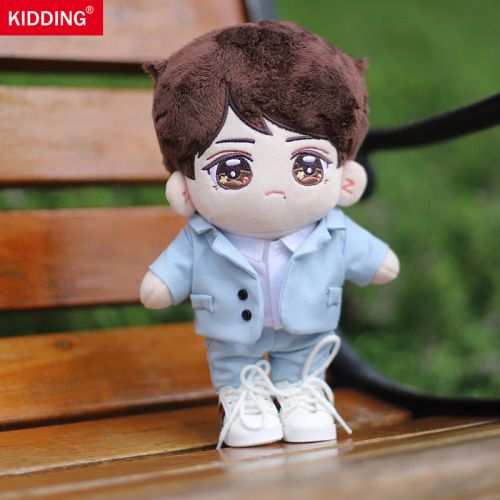 Star baby clothes 20cm cotton doll suit three-piece set doll baby clothes suit suit doll doll suit pants