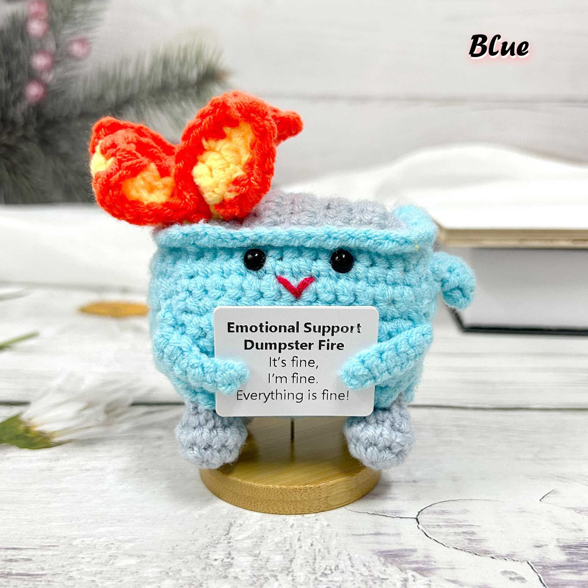 [완제품] 하늘색 쓰레기 소각로