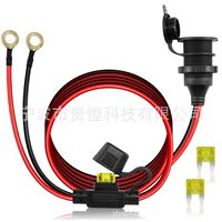 12V24V Мощный автомобиль мотоцикл модифицированный водонепроницаемый провод питания прикуриватель шины седла автомобильная спиральная линия седла