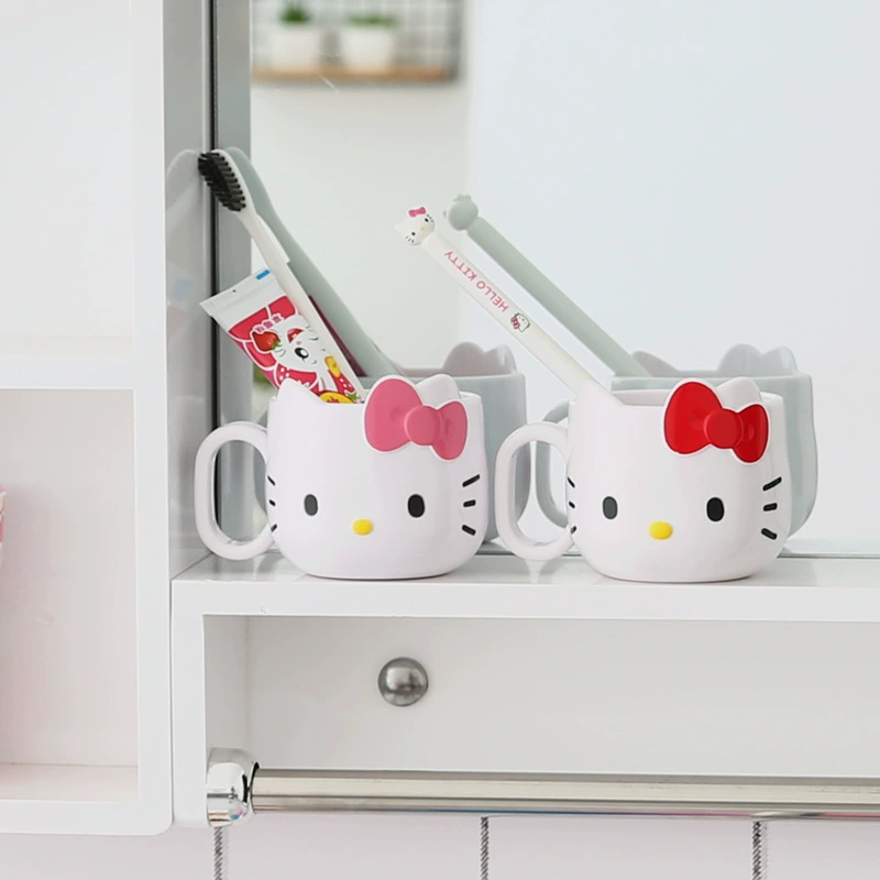 Hello kitty, карман для любимого детского полоскования полоскания рта, милый держатель