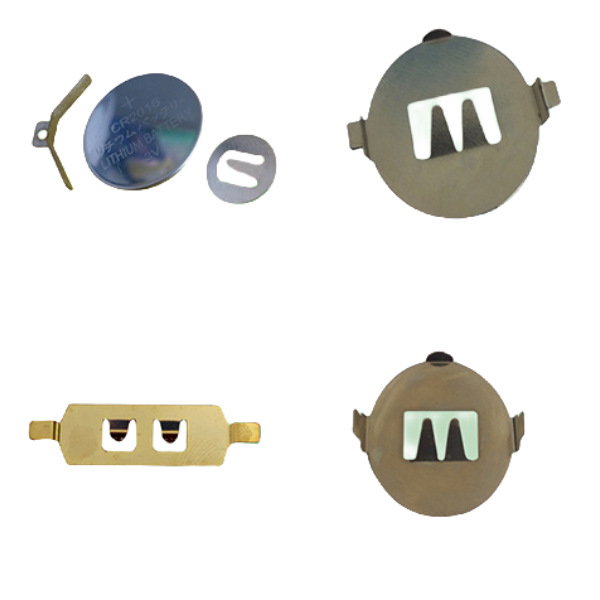 CR2016贴片电池扣 高弹性平贴电池架  环保贴板电池座