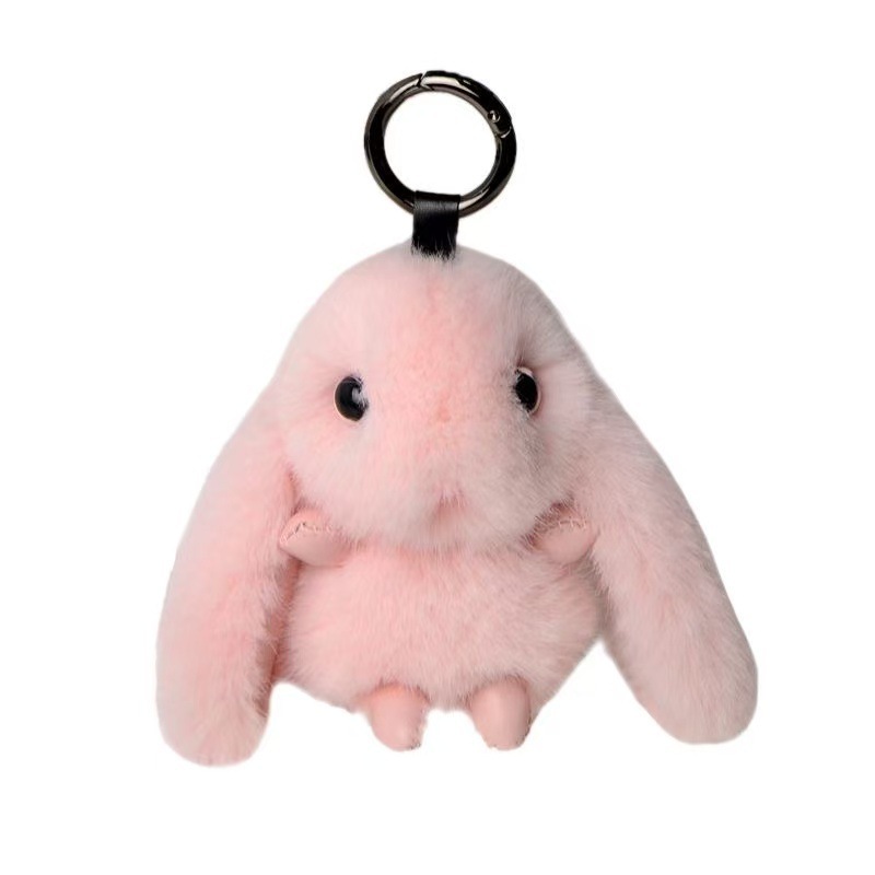 メーカーカスタマイズされた大きな耳ウサギのキーホルダーぬいぐるみ死んだウサギの人形ペンダントかわいい人形バッグアクセサリー|undefined