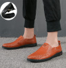 Demi-season footwear for leisure, polyurethane sports shoes for leather shoes English style, wholesale, soft sole