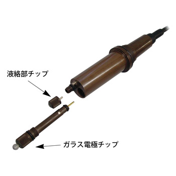 池田屋 TOADKK东亚电波 带可更换尖端的 pH电极检测器 GSS-314F