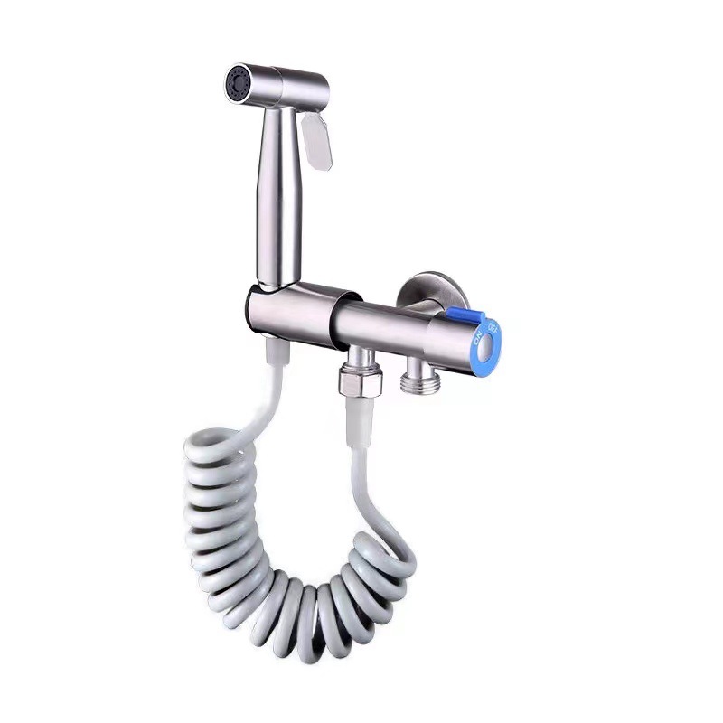 Juego de Pulverizador para Inodoro de Acero Inoxidable con Presión para Baño