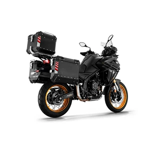 Longxin Wuji Ds525X motosiklet qazçıxarıcı yan qutu braketi, yan çərçivə, alüminium ərintisi