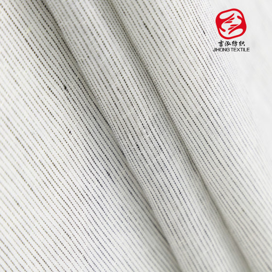 Linen Strips Fabric Woven Striped Fabric Yarn-dyed Clothing Linen Spring and Summer dress Pants Pure Linen