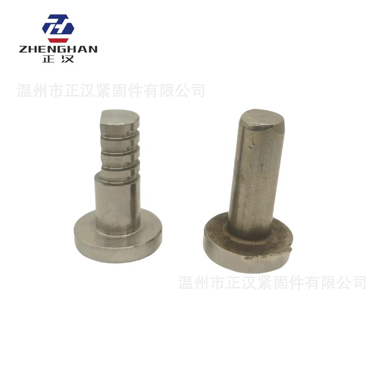不锈钢304盘头拉槽螺栓 不锈钢非标螺栓 不锈钢盘头铣扁嵌件接头