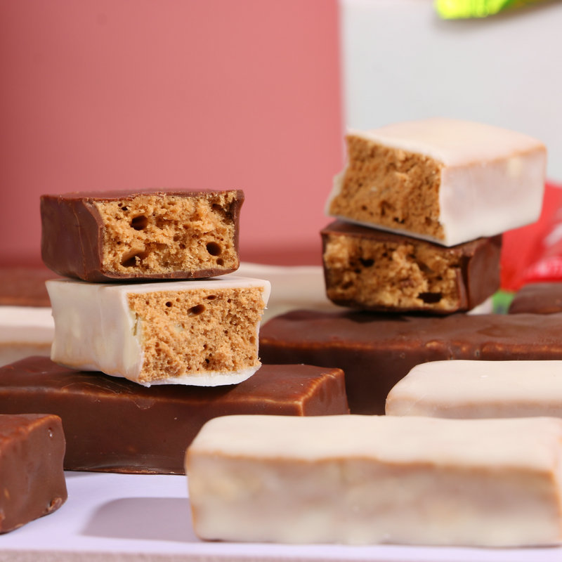 加工定制花生夹心巧克力独立包装办公室巧克力豆果仁巧克力