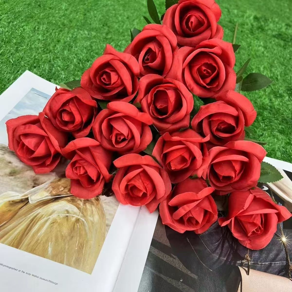 Single snow mountain rose-red