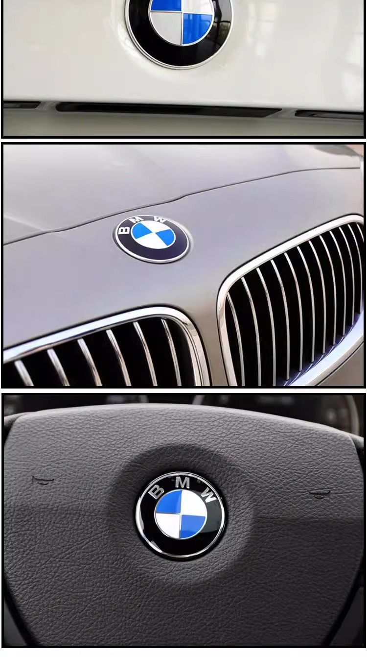 BMW X5 engine hood emblem, front hood badge, wheel hub cover, tire center cap, trunk lid, rear tail emblem
