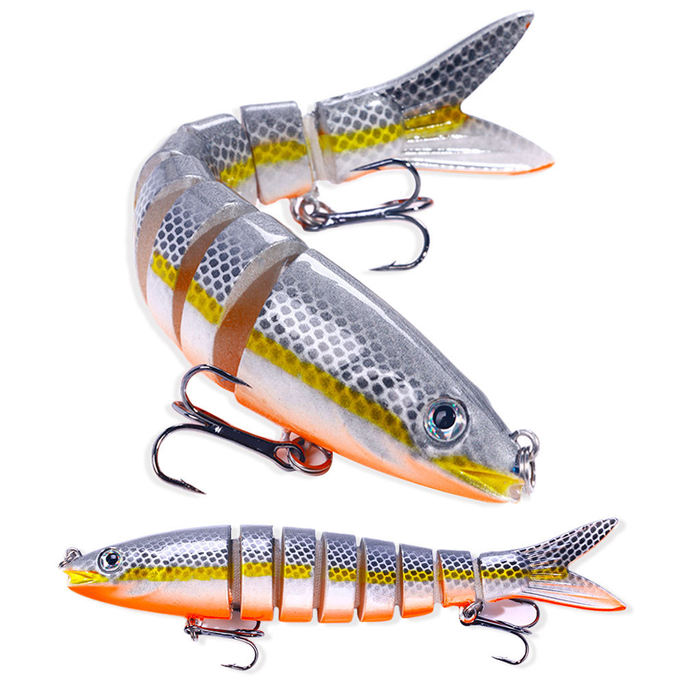 Nuevo Luya cebo multi-Sección de pescado 16 colores 13cm 18g biónico multi-Sección de cebo duro Comercio exterior Luya pesca cebo falso