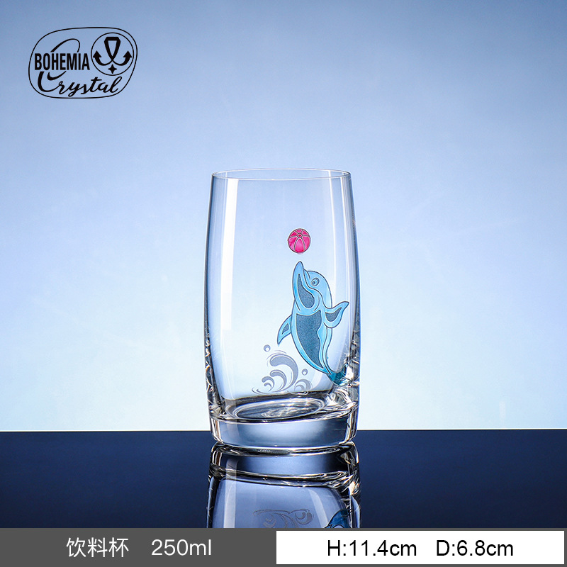 Copa de cristal iridiscente grabada importada de la República Checa, copa de champán con diseño de mariposa, copa de vino tinto, copa de whisky, relieve creativo personalizado.