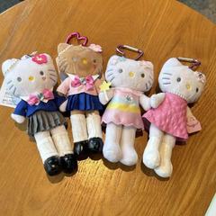 黒革平成ホットガールロングレッグ猫ペンダントピンクスカートレインボーエルフ KT キーホルダーぬいぐるみペンダント男性と女性用