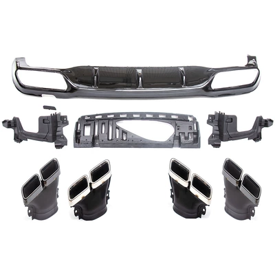 Factory Direct Sale, Fixed wind wing - e63-black-tail-lip-silver-bright-strip-split-silver-tail-throat