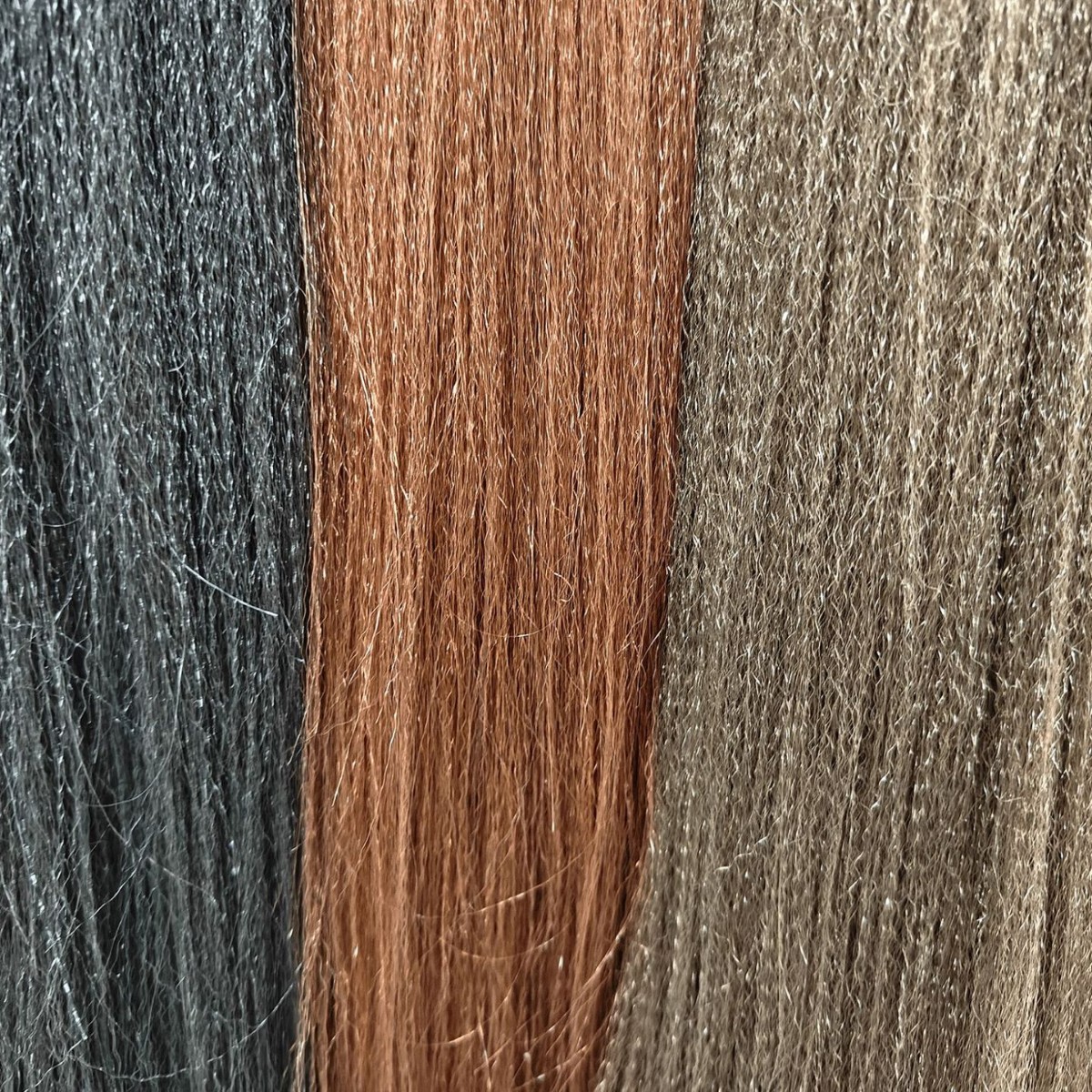 5X pre-stretched EZ braiding hair negro pre-estiramiento baja temperatura retardante de llama peluca