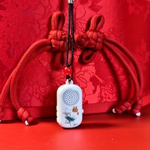 新款吊坠音乐播放器充电迷你可挂脖单曲循环小型播放机随身唱机