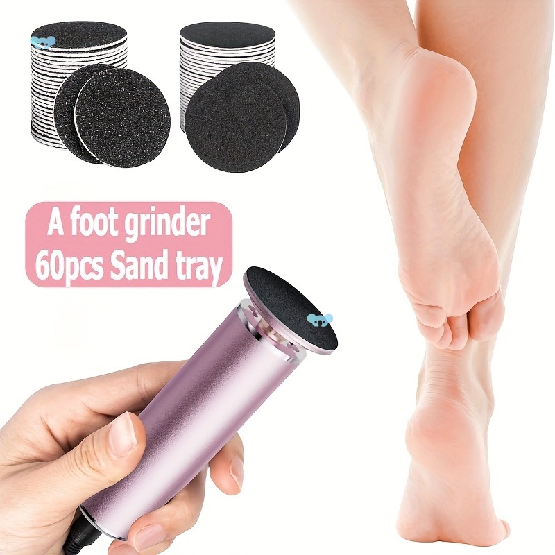Electric Foot Remover con 60 Sandpaper Discs usb Powered