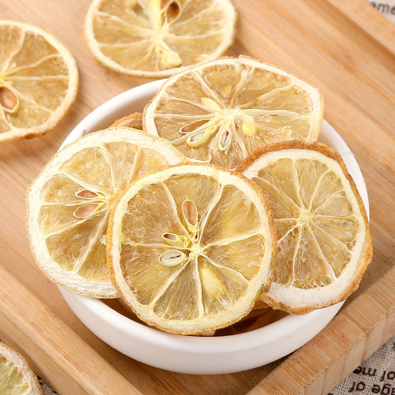Lemon slices 100g dry slices soaked in water for healthy non-freeze-dried cake decoration ready-to-eat honey passion fruit tea