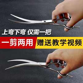 宠物美容剪刀泰迪理发修毛套装弯剪狗毛狗狗剪毛修毛工具多功能