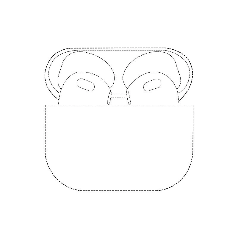 Huaqiangbei Jerry подходит для беспроводных Bluetooth-гарнитур Apple TWS 4, 5 и 6 поколения с полнофункциональным шумоподавлением AirPods2.