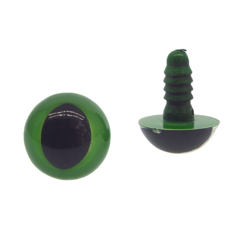 Colorido cristal gato ojo muñeca accesorios muñeca pupila DIY ojos de plástico oval resina cacao ojo cuentas