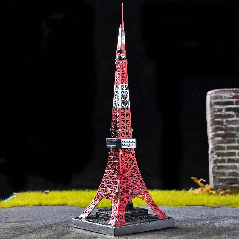 鋼魔像卸売り日本和風建築金属パズルミニ3d立体手作りdiy組立モデル