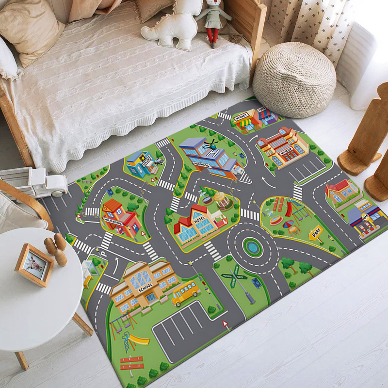 Children's toy dream mat parent-child interactive game large carpet monster building car educational floor mat cross-border in stock Children's toy dream mat parent-child interactive game large carpet monster building car educational floor mat cross-border in stock