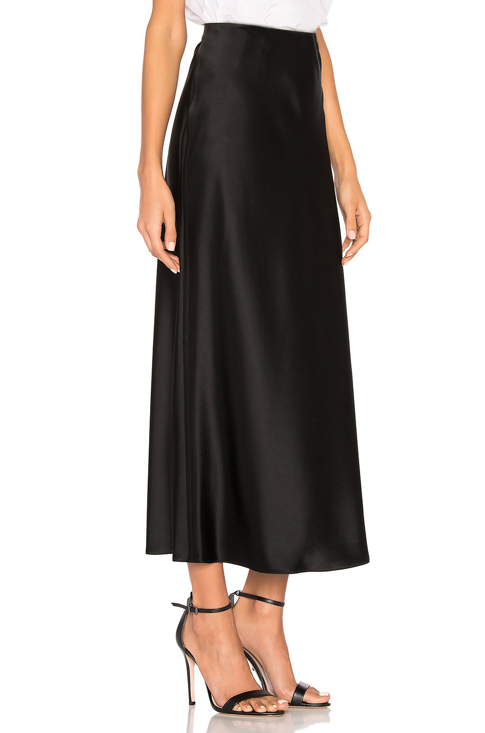 Summer Spring Retro Classic Style Solid Color Polyester Midi Dress Skirts display picture 6