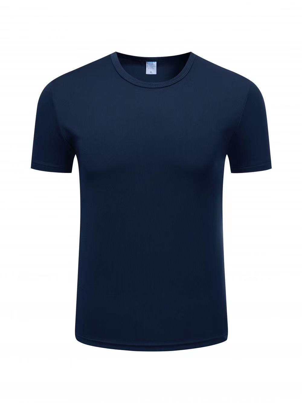 130 gramos de secado rápido camiseta de cuello redondo impresión logotipo de manga corta2025 camiseta publicitaria personalizada de verano ropa de grupo para hombres y mujeres