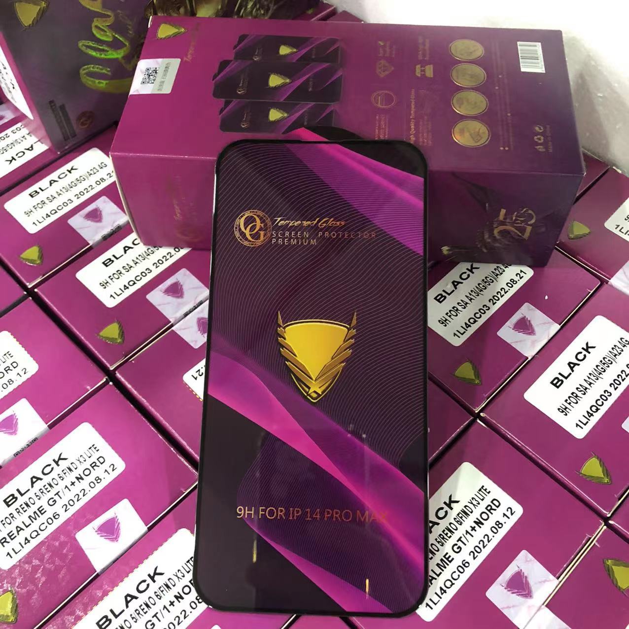 For Samsung A10 M10 mobile phone tempered film A30 A50 anti-static tempered film A51 Samsung M30 mobile phone film