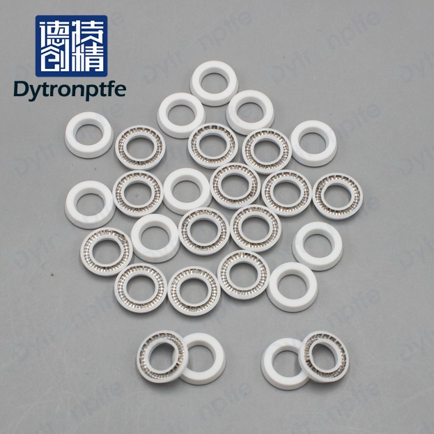 德创 四氟泛塞封 纯PTFE高压旋转增强型泛塞封 弹簧蓄能密封圈