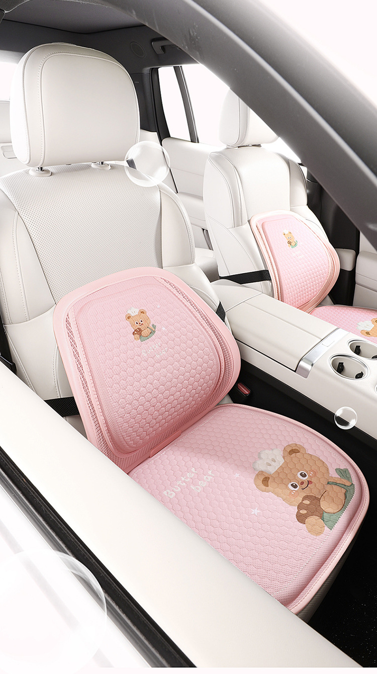 Factory Direct New Cartoon Gel Car Square Pad Waist Summer Silicone Pad Office Fat Pad Cool Mat