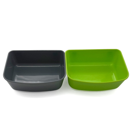  New Color Pet Plastic Food Bowl Pet Bowl Dog Hanging Cage Bowl Cat Bowl Anti-Flip Dog Bowl Plastic Bowl