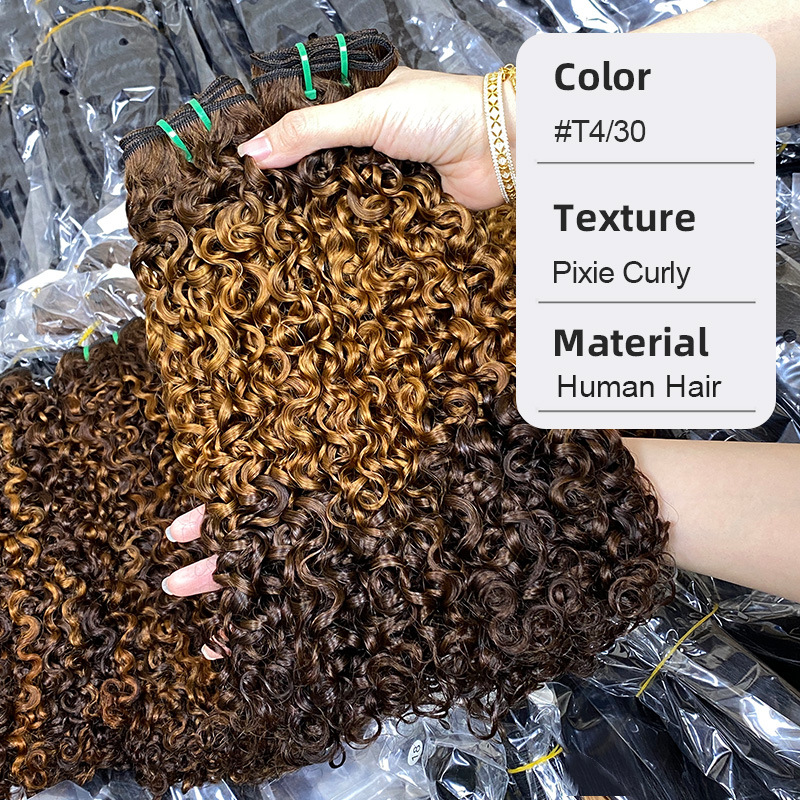 Cortina de Cabello Humano Rizado, Tejido a Mano, Apto para Tinte, para Mujeres