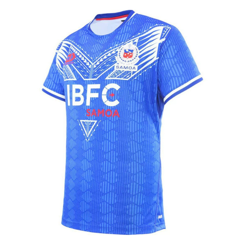 20-24 Samoa English Rugby Kit Home Jersey - Factory Wholesale & Dropshipping Available