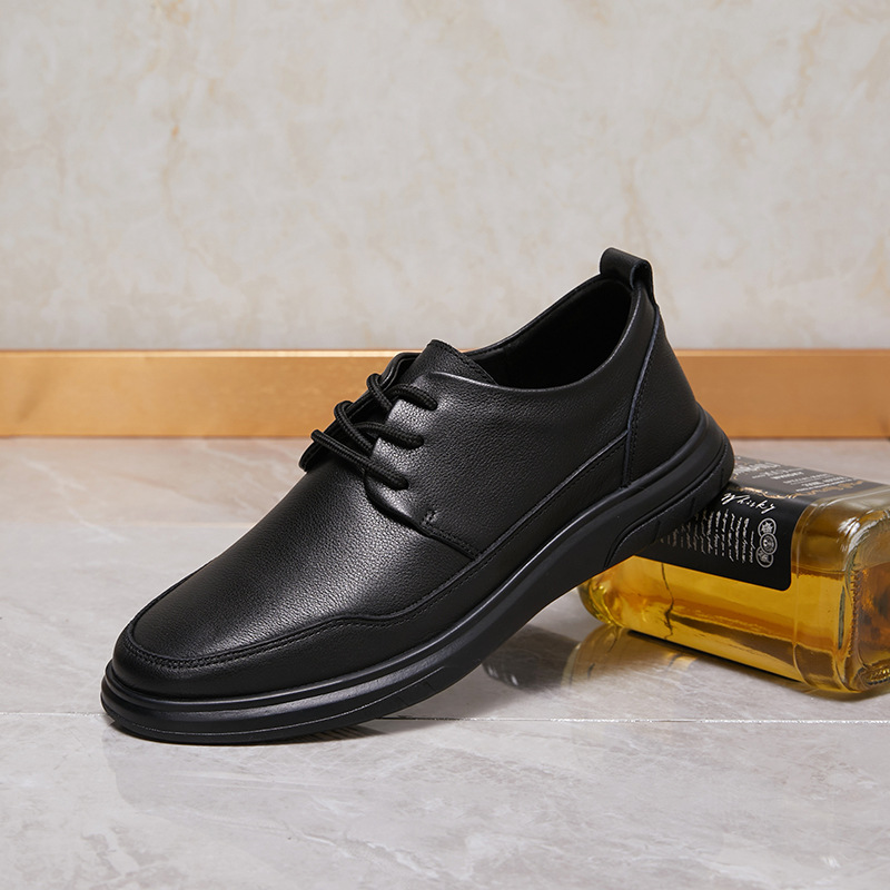 Men's comfortable breathable casual leather shoes_voghion.com