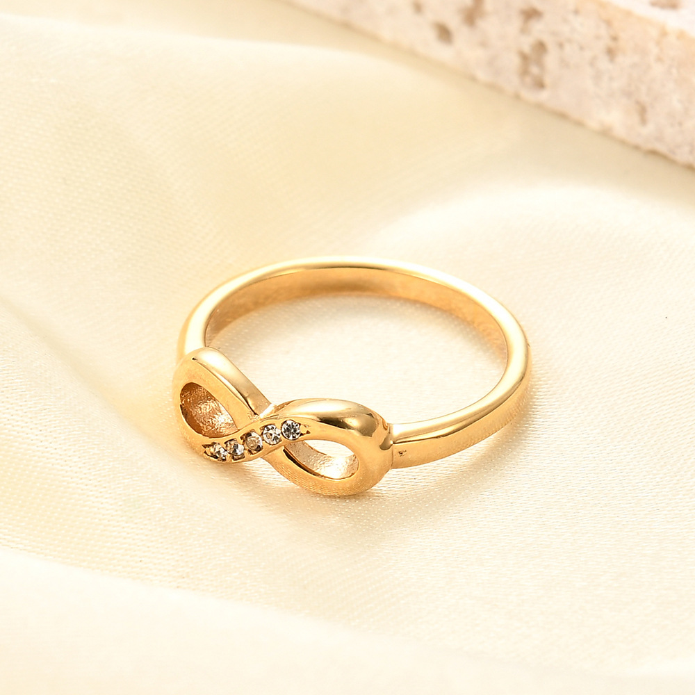 5g Weight Rings Classification 1 Piece Quantity Modern Style Number Titanium Steel Rings In Bulk