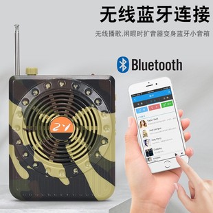 E76 Remote Control Amplifier Supports Usb/Tf/Fm Outdoor High-Power Multi-Function Bluetooth Amplifier