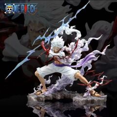 卸売代海賊航海王は雷尼卡路飛太陽神五段路飛のフィギュアを握っています。