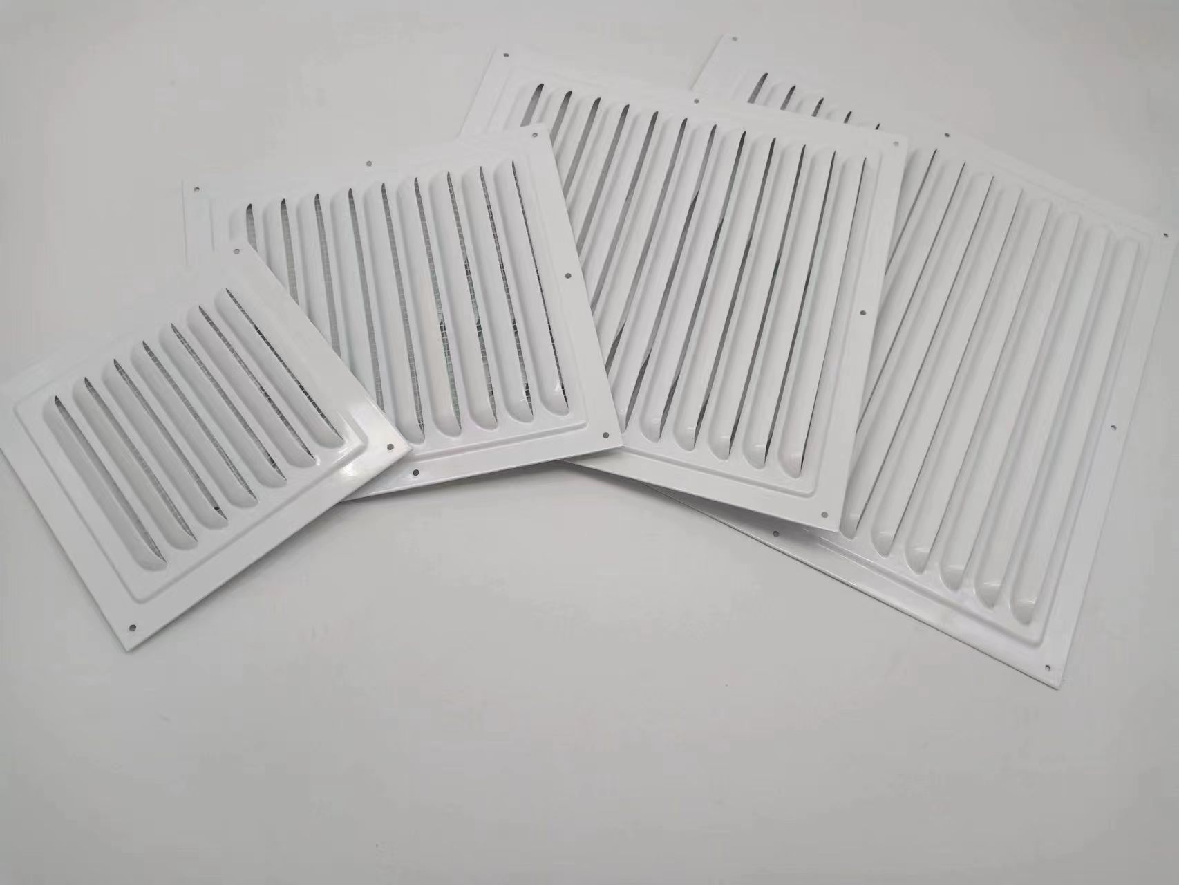 阿里数据包导入_铝合金百叶窗 外墙通风排出风口防雨风罩透气冲