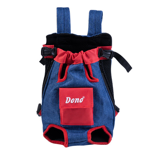 Pet bag dog bag portable travel backpack for outdoor cats mesh front four-legged backpack one piece drop shipping